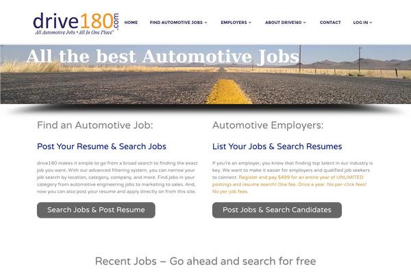 Jobify theme site design template sample