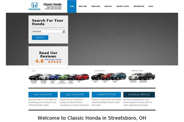 Sirens theme site design template sample