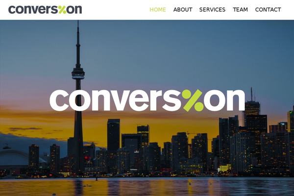 Jarvis theme site design template sample