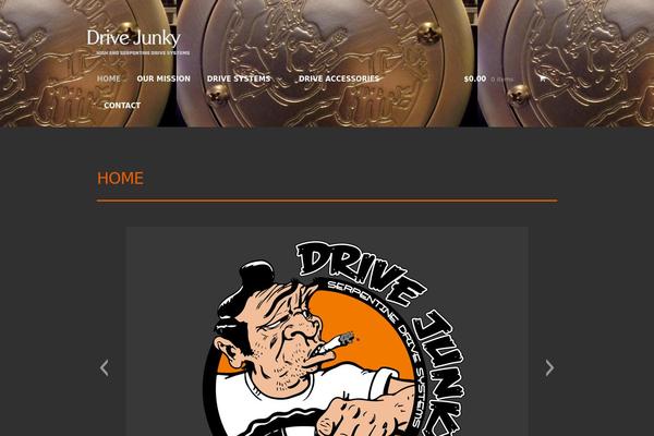 Storefront theme site design template sample