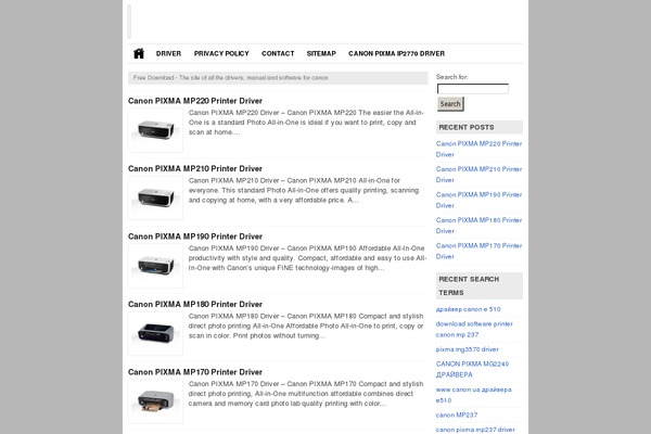 Simple theme site design template sample