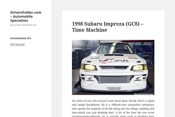 Ashe theme site design template sample