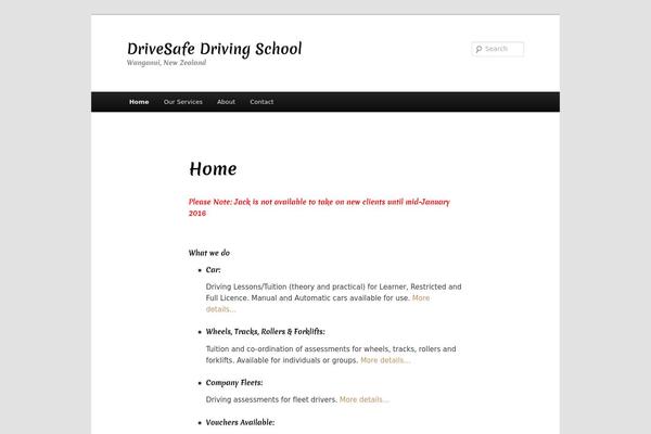 Twenty Eleven theme site design template sample