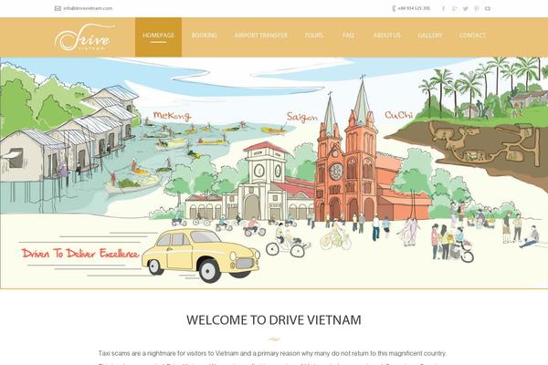 drivevietnam.com site used The7-child