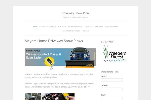 drivewaysnowplow.com site used SoSimple