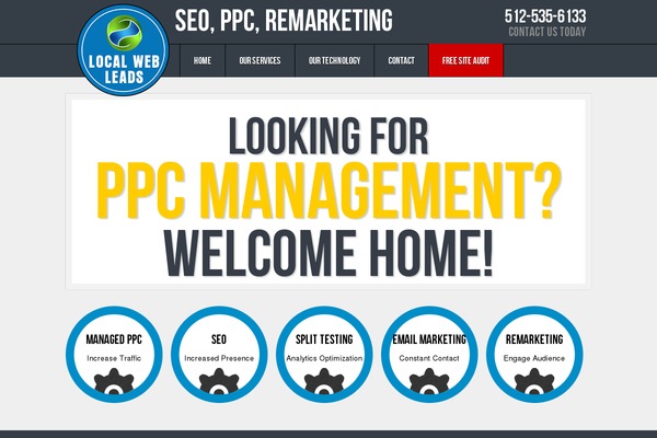 Ppc theme site design template sample