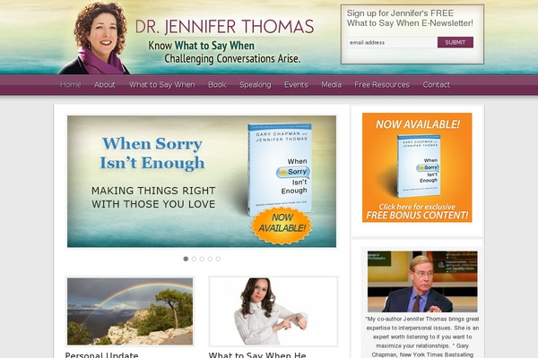drjenniferthomas.com site used Celebrate