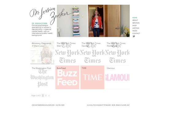 drjessicazucker.com site used Minimaliste