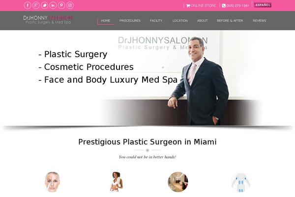 Spa Lab theme site design template sample