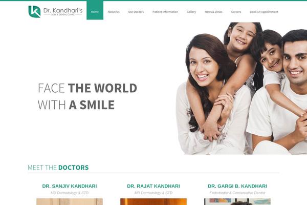 Medicom theme site design template sample