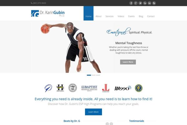 Captivate theme site design template sample