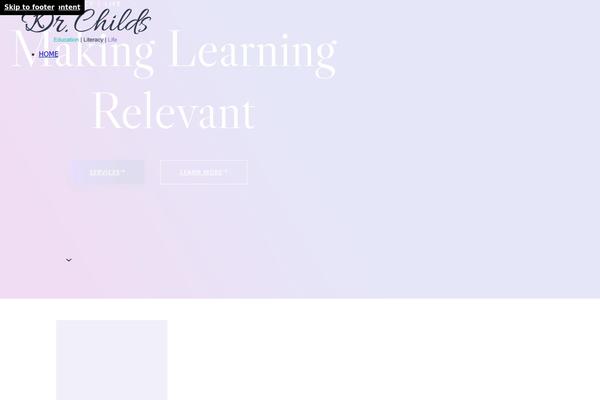 Bricks-child theme site design template sample
