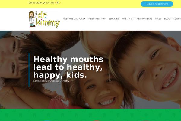 Roots theme site design template sample