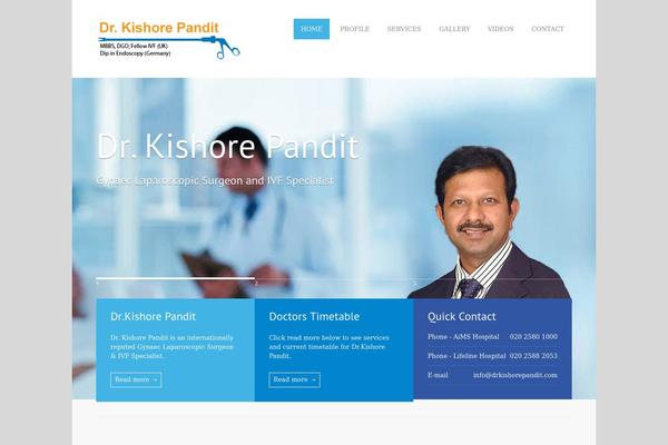 MediCenter theme site design template sample