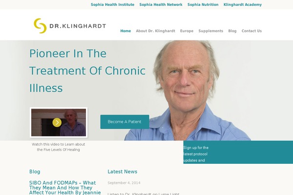 drklinghardt.com site used Sophiahi