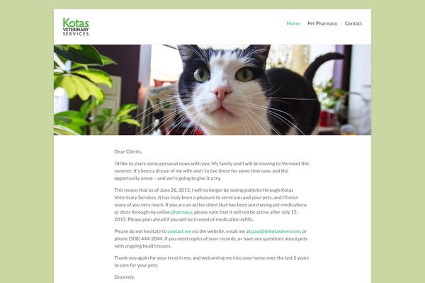 Spacious theme site design template sample