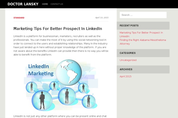 drlansky.com site used Seedlet
