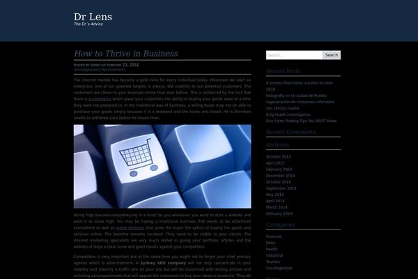 Big City theme site design template sample