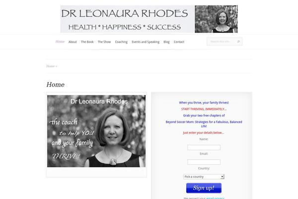 Evolution theme site design template sample