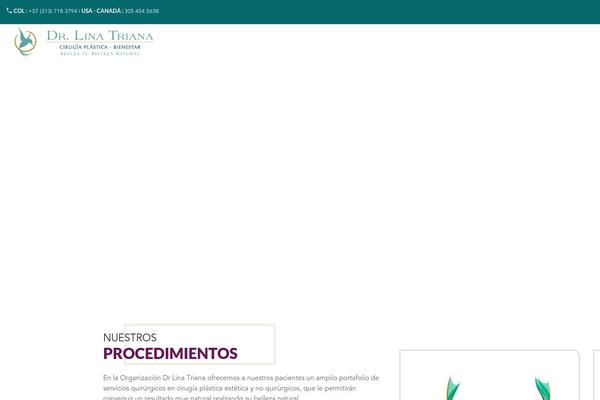 drlinatriana.com site used Dr-lina-triana