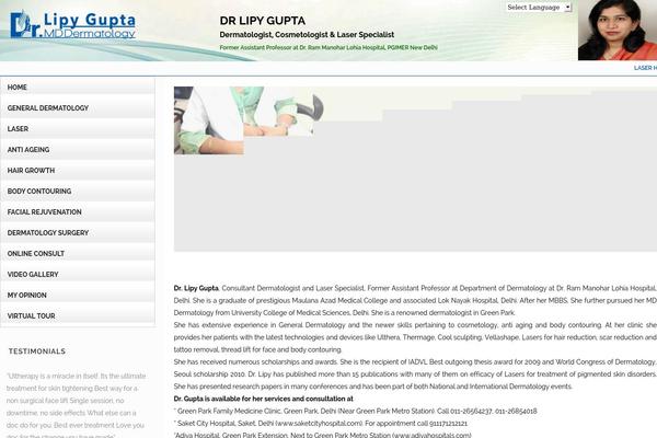 Salient theme site design template sample