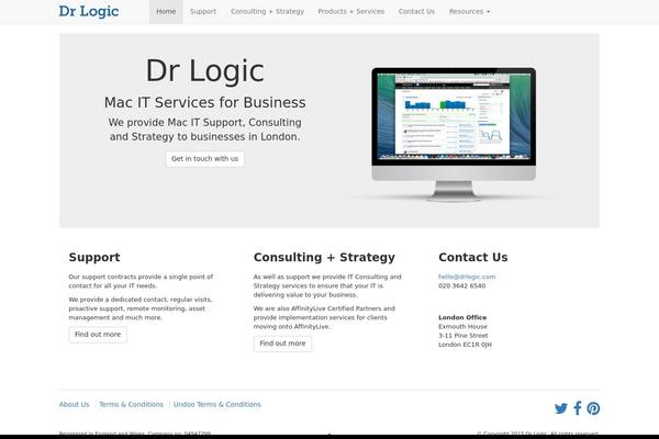 Strappress theme site design template sample