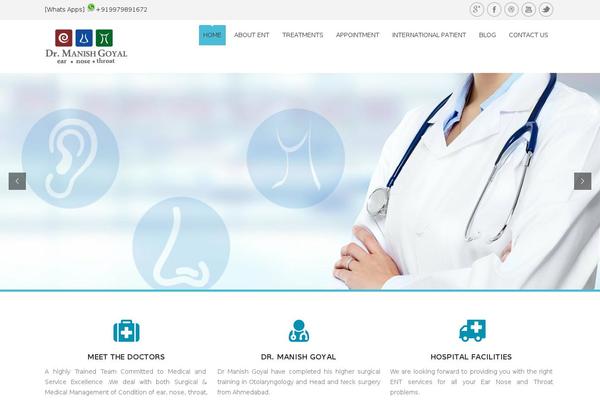 drmanishgoyal.com site used Drmanish