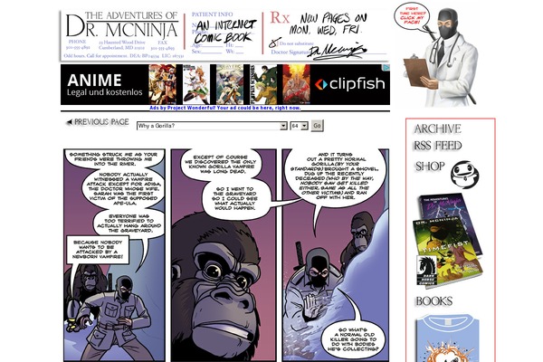 Comicpress V theme websites examples