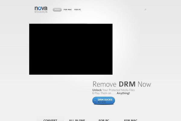 Nova theme site design template sample