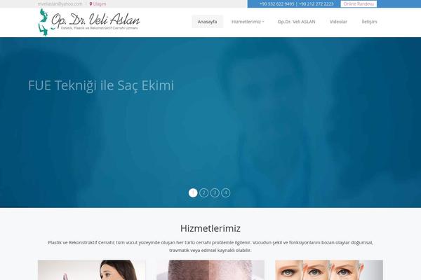 Cosmedical theme site design template sample