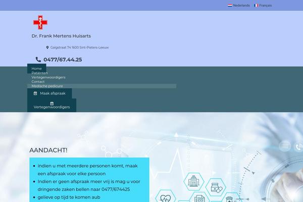 Inspiry-medicalpress-child theme site design template sample