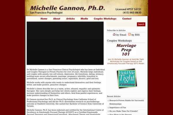 drmichellegannon.com site used Ridzine