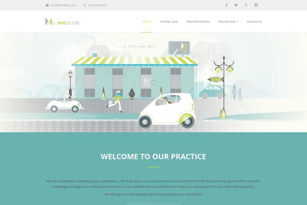 Maskitto Light theme site design template sample