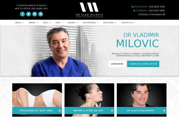 drmilovic.com.au site used Drmilovic