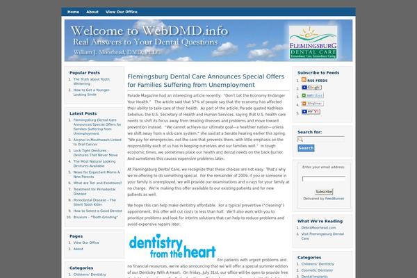 drmoorhead.com site used Cognoblue