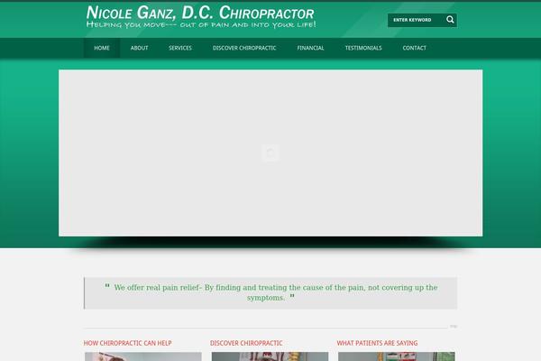 Ultimate theme site design template sample