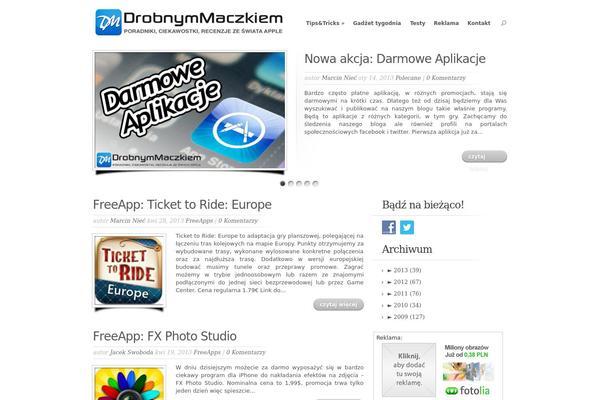 Nova theme site design template sample