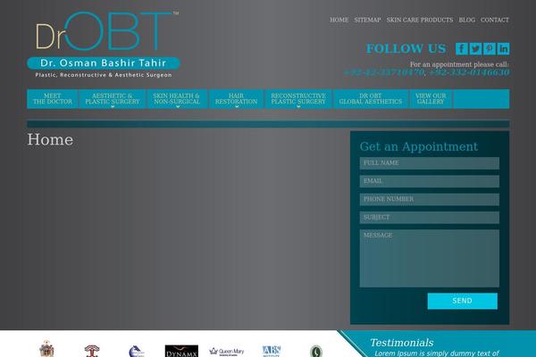 Halcyon theme site design template sample