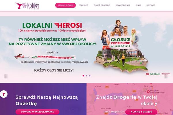 Blush theme site design template sample