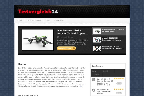 Proreview theme site design template sample