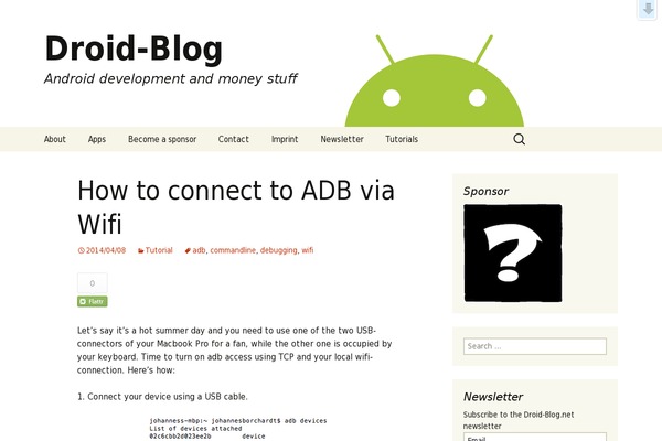 Site using Google Analyticator plugin