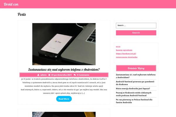 droidcon.pl site used Panadero-bakery