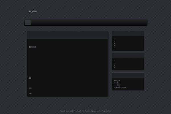 Parament theme site design template sample