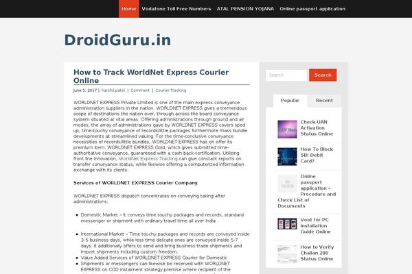 Site using Pagelayer plugin