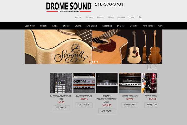 dromesound.com site used Blockchain