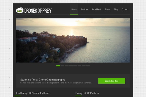 Generatepress_child theme site design template sample
