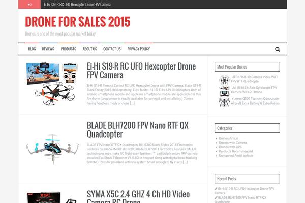 FlyMag theme site design template sample