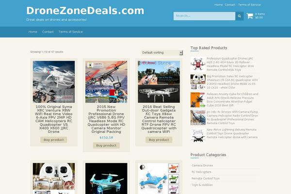 Store theme site design template sample