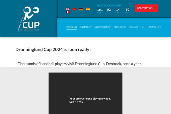 dronninglundcup.com site used Dronningelund-cup