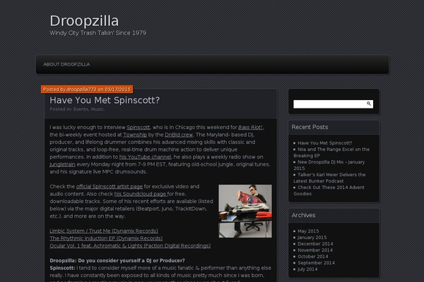 Parament theme site design template sample